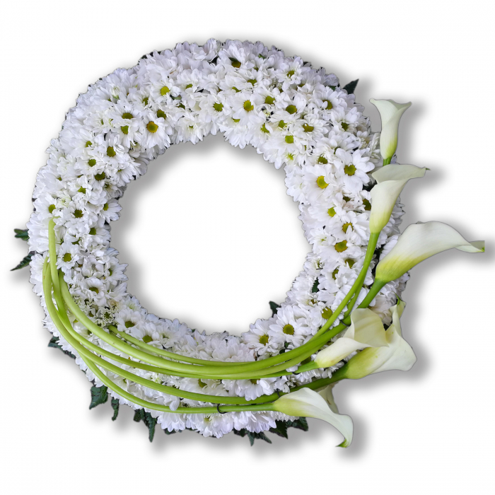Coroana-Funerara-Olla-in-forma-de-cerc-cu-cale-albe-si-crizanteme-albe-1 [1]
