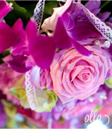 Ursitoarele Iubirii, decor floral pentru cristelnita [3]