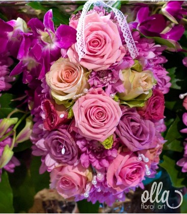 Ursitoarele Iubirii, decor floral pentru cristelnita [2]