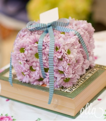 Buchete de Flori si Aranjamente florale - Cutiuta Inflorita, aranjament floral de crizanteme