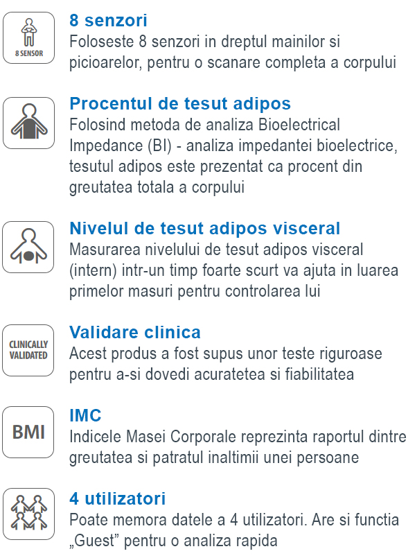 caracteristici-analizor-corporal-OMRON-BF508-cu-determinarea-compozitiei-corporale