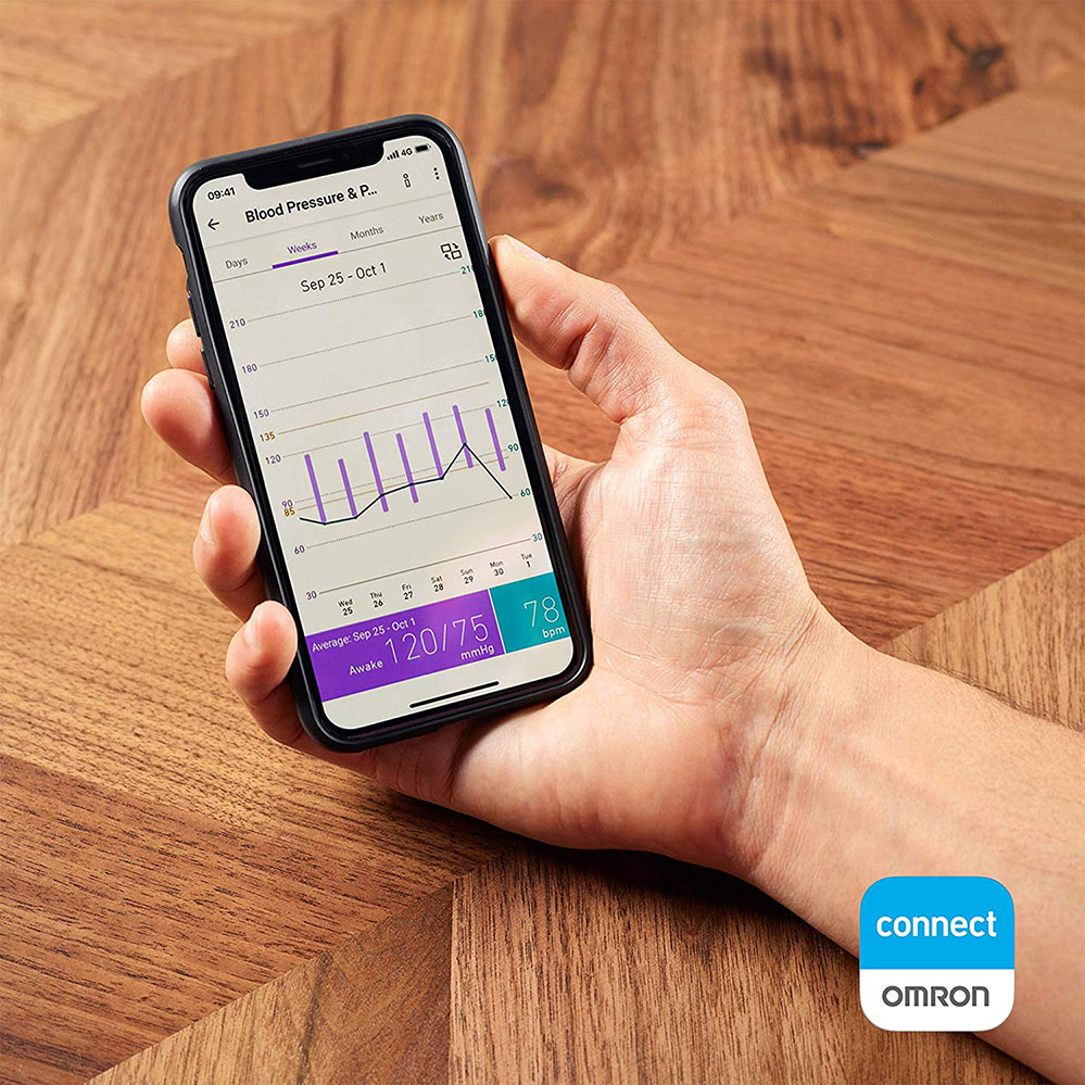 Tensiometru-OMRON-X7-transfer-date-bluetooth-omron-connect