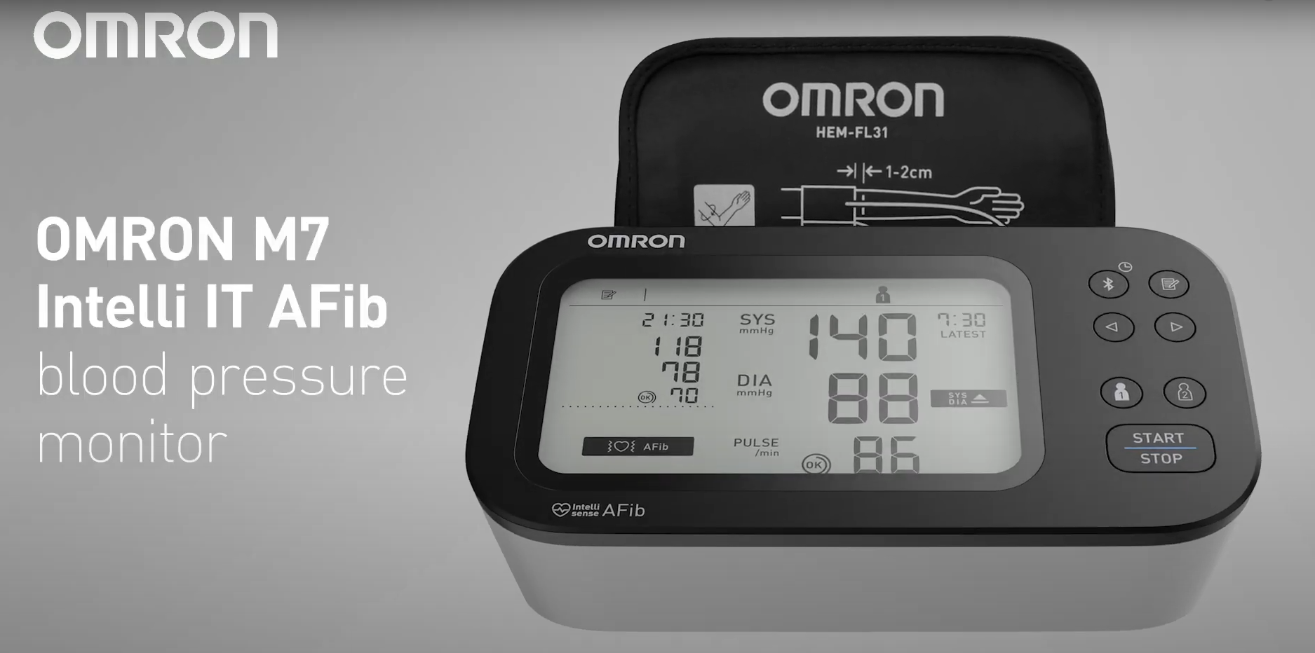 omron-m7-intelli-it-afib-hem-7380t1-ebk-bluetooth-tensiometru-brat-detectare-fibrilatie-atriala