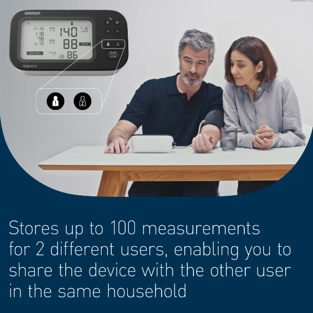 omron-m7-intelli-it-afib-hem-7380t1-ebk-bluetooth-tensiometru-brat-detectare-fibrilatie-atriala-memorie