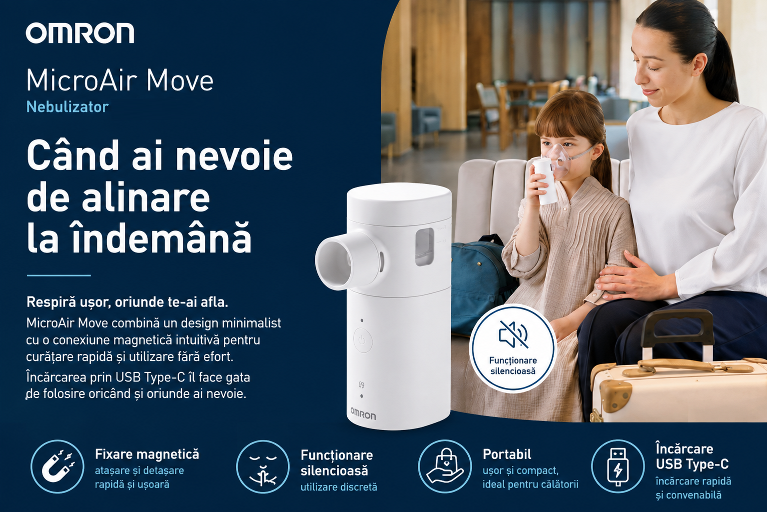 omron-microair-move-nebulizator-portabil-silentios-ultrasunete-reincarcabil-usb-C-prezentare