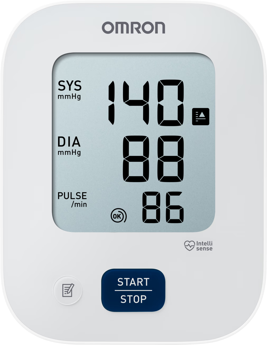 Tensiometru-automat-brat-Omron-X2-Essential-Intellisense-display