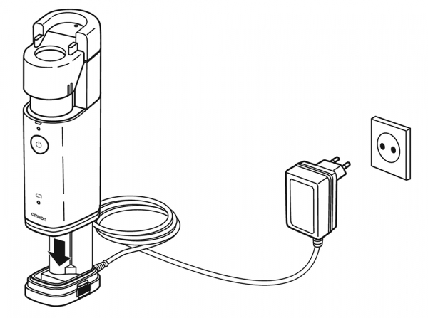 Adaptor retea (priza) pentru aparat de aerosoli cu ultrasunete Omron U100 [4]