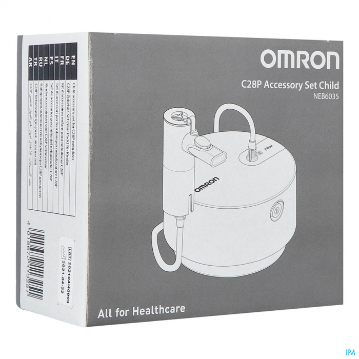 Kit nebulizare pentru aparat aerosoli Omron C28P (C105 / X105) - Advanced Year Pack - COPIL (kit AVT, masca, furtun, filtre) [4]