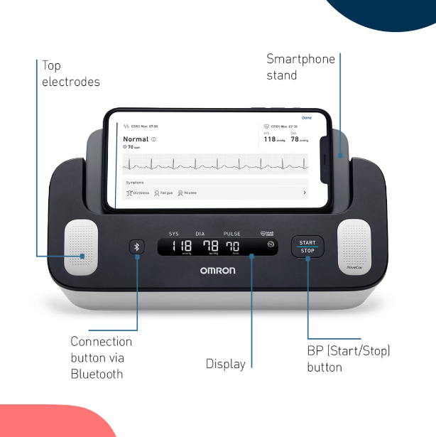 Omron Complete - Tensiometru automat pentru brat + ECG, validat clinic, functie AFIB, fabricat in Japonia [6]