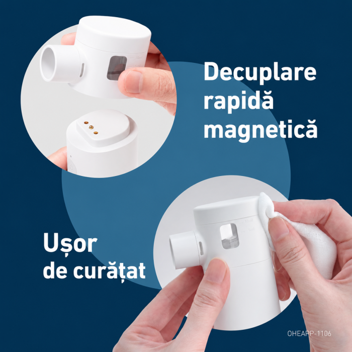 Omron MicroAir Move - Nebulizator portabil silentios, cu ultrasunete, reincarcabil prin USB-C [6]