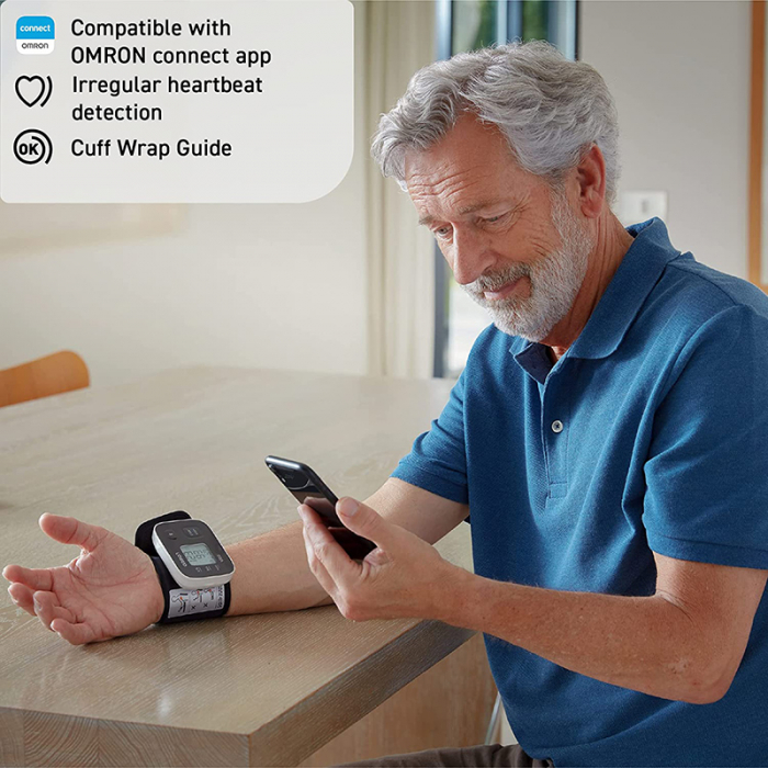 OMRON RS3 Intelli IT - Tensiometru de incheietura, transfer date Bluetooth, validat clinic [5]