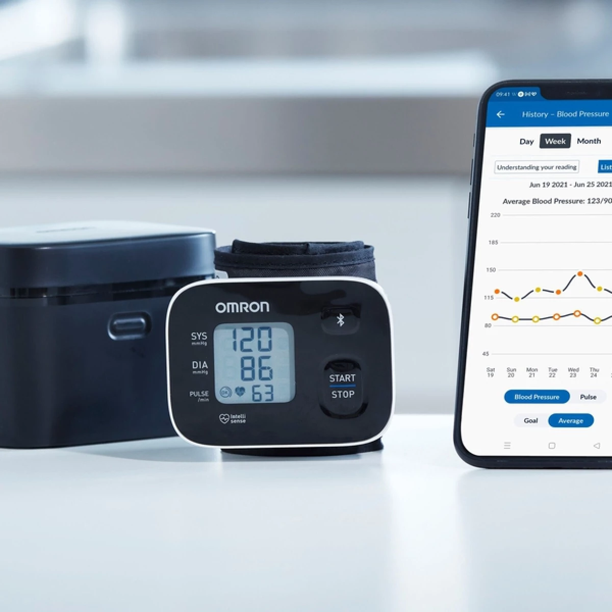 OMRON RS3 Intelli IT - Tensiometru de incheietura, transfer date Bluetooth, validat clinic [4]