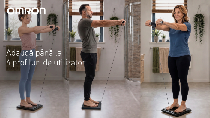 Omron Viva360+ , Cantar digital pentru compozitia corporala cu analiza pe segmente [7]