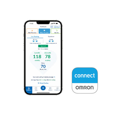 Omron X2 Smart - Tensiometru de brat, validat clinic, transfer date Bluetooth catre aplicatia Omron Connect, operare simpla cu un singur buton [3]