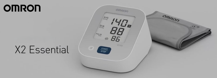 Tensiometru automat pentru brat Omron X2 Essential, tehnologie Intellisense, validat clinic, detectare puls neregulat [4]