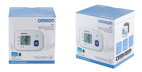 OMRON RS1 - Tensiometru de incheietura, validat clinic (model nou) [6]