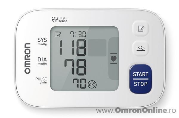 Hinge Sheer essence OMRON RS4 - Tensiometru de incheietura, validat clinic, indicator zona  cardiaca