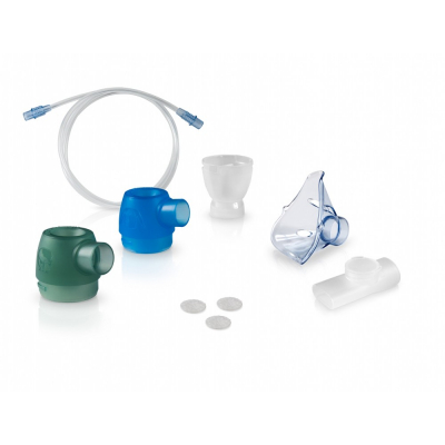 Kit accesorii nebulizator Omron DuoBaby (piese superioare, fluturas, masti, piesa gura, furtun, filtre) [1]