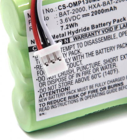 Acumulator NI-MH 2000 mAh (3,6 V) compatibil cu tensiometrul profesional Omron 1320 / 1300 [1]