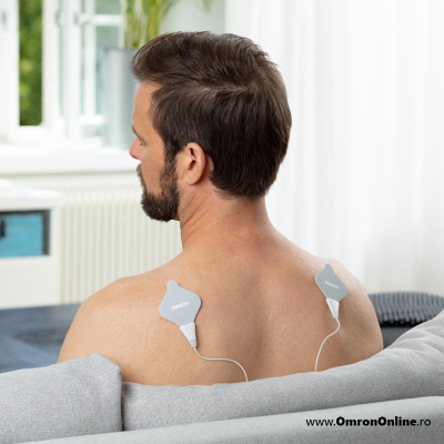 Electrostimulator muscular Omron HeatTens, TENS + HEAT (terapie prin caldura), baterie reincarcabila, pentru ameliorarea durerii articulare si musculare [6]