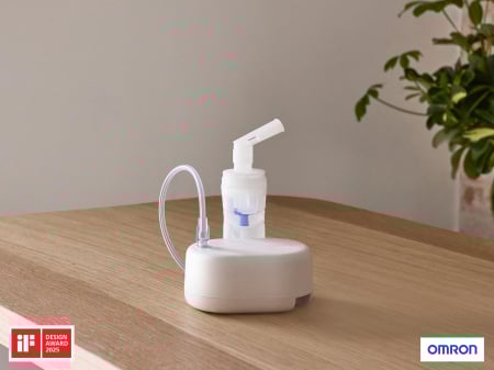 Aerosoli cu compresor - Nebulizator cu compresor Omron CompAir C810, ultra compact cu greutate redusa