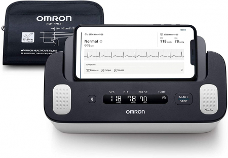 Omron Complete - Tensiometru automat pentru brat + ECG, validat clinic, functie AFIB, fabricat in Japonia [4]
