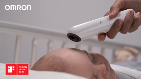 Termometre - OMRON Gentle Temp 730 - Termometru de frunte cu infraroșu, fără contact, pentru nou-născuți, copii și adulți, măsurare rapidă în 1 secundă, rezistent la apa, silentios