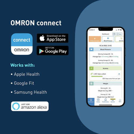OMRON RS7 Intelli IT - Tensiometru de incheietura, silentios, transfer date Bluetooth, validat clinic [8]