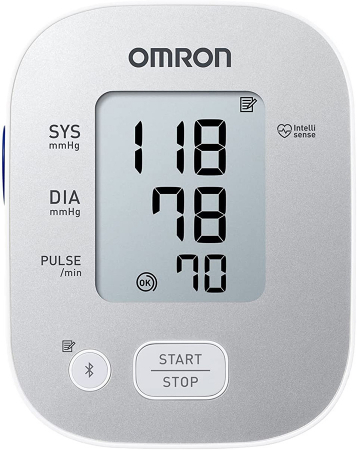 Omron X2 Smart - Tensiometru de brat, validat clinic, transfer date Bluetooth catre aplicatia Omron Connect, operare simpla cu un singur buton [4]