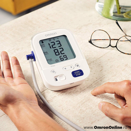 OMRON X3 Comfort (HEM-7155-EO) - Tensiometru de brat, manseta inteligenta Intelli Cuff, validat clinic, garantie 3 ani [3]