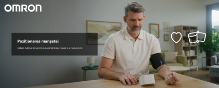 Tensiometru automat pentru brat Omron X2 Essential, tehnologie Intellisense, validat clinic, detectare puls neregulat [5]