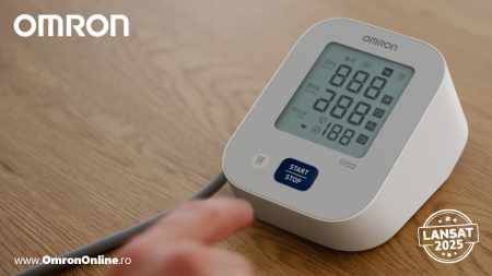 Tensiometre de brat - Tensiometru automat pentru brat Omron X2 Essential, tehnologie Intellisense, validat clinic, detectare puls neregulat