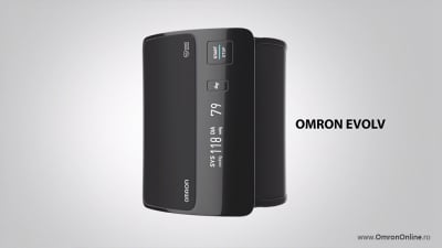 Tensiometru Omron EVOLV digital de brat, manseta inteligenta 22-42 cm, transfer date Bluetooth, fara cabluri, validat clinic, ecran OLED, fabricat in Japonia [13]