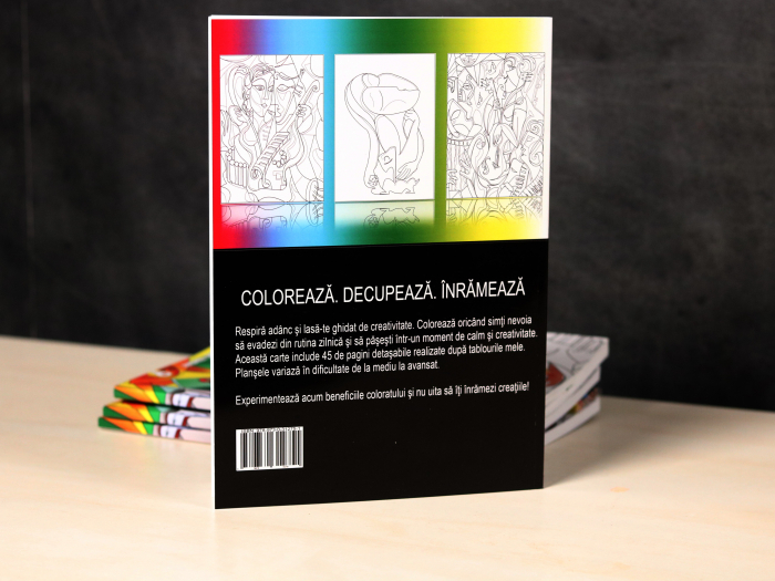 Carte de colorat pentru adulti: Coloreaza si Inrameaza [4]