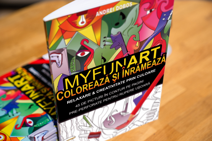 Carte de colorat pentru adulti: Coloreaza si Inrameaza [3]