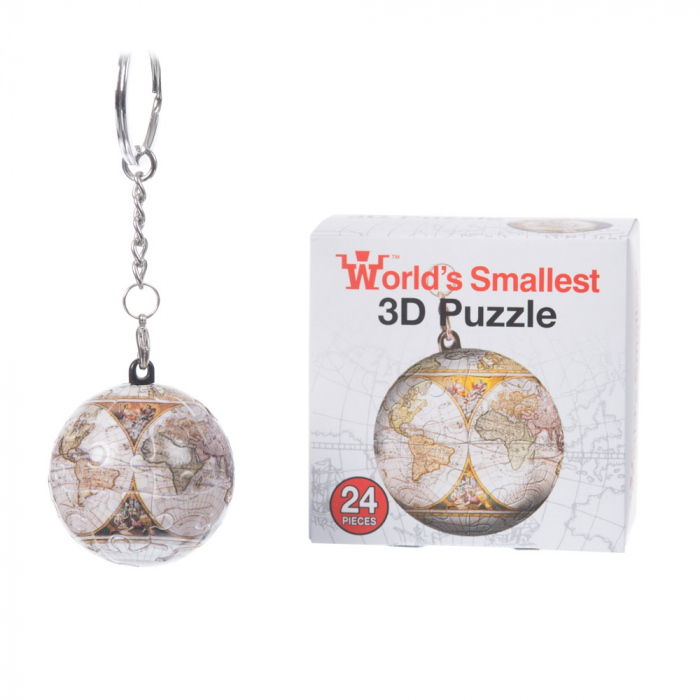 Breloc Puzzle Glob Pamantesc 3D [4]