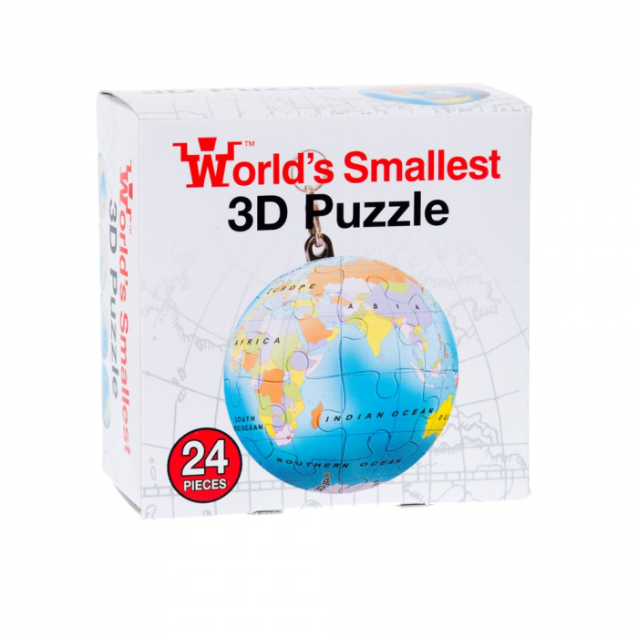 Breloc Puzzle Glob Pamantesc 3D [3]