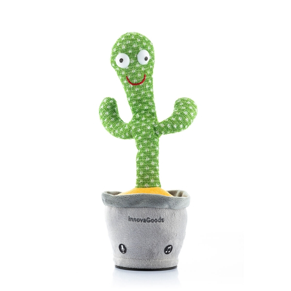Cactusul dansator si vorbitor cu muzica si LED-uri multicolore Pinxi [4]