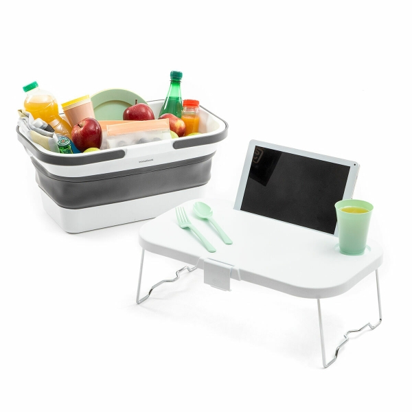 Cos de picnic pliabil cu capac tip masa [7]