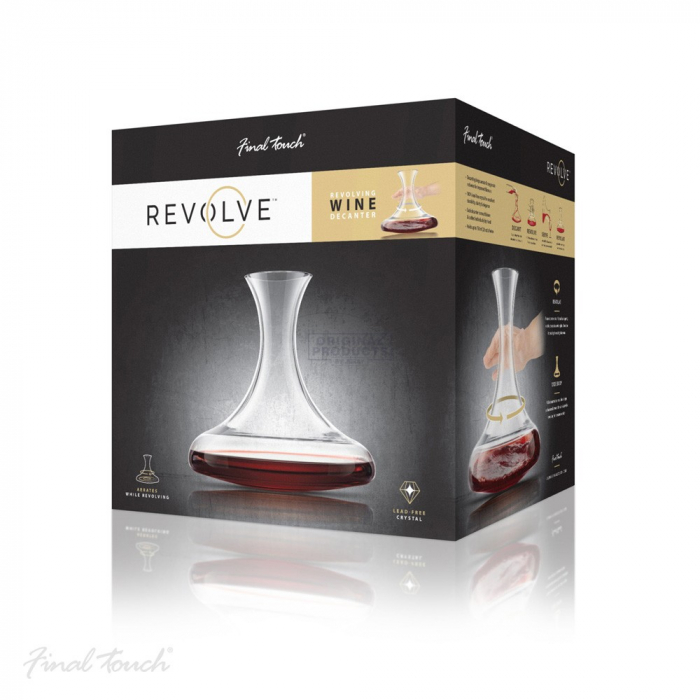 Decantor pentru vin din cristal - Revolve [4]