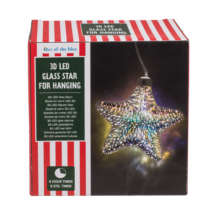 Decoratiune Led - model Stea 3D [5]