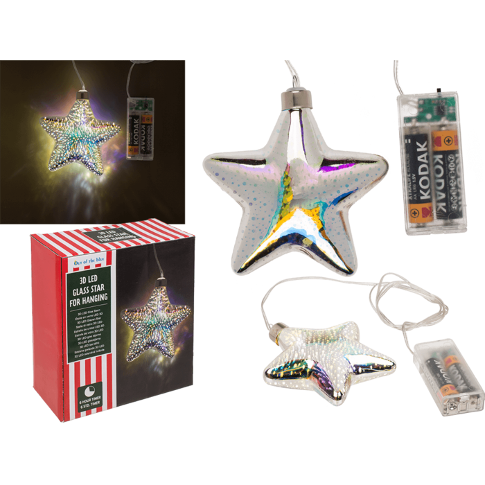 Decoratiune Led - model Stea 3D [3]