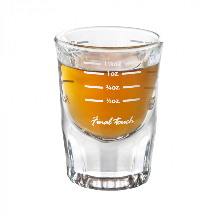 Pahar sticla tip shot cu gradatii - Final Touch Multi-Level [4]