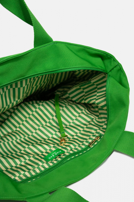 Geanta tote verde [8]