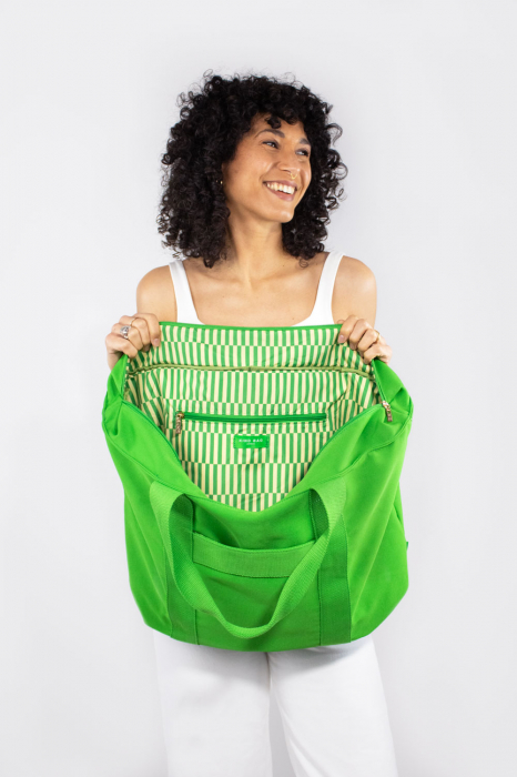 Geanta tote verde [5]