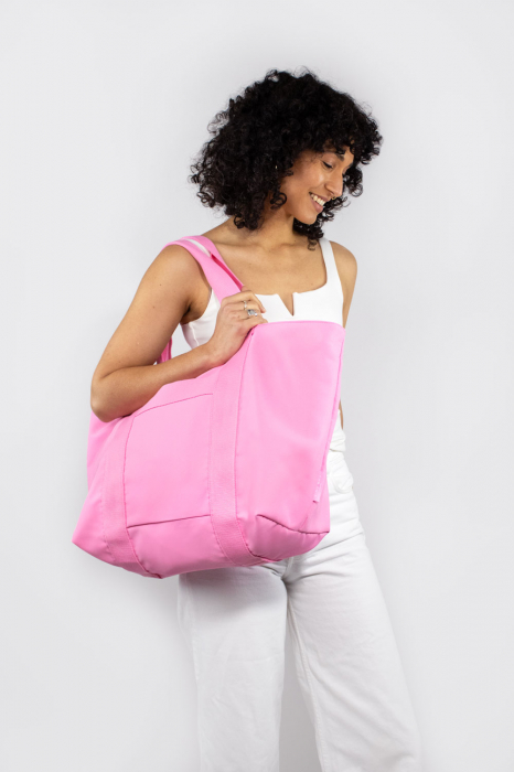 Geanta tote roz [4]