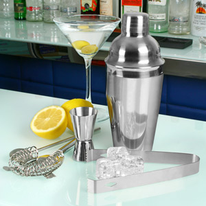 Set Cocktail Manhattan Nights (5 piese) + 100 Retete de cocktail [5]