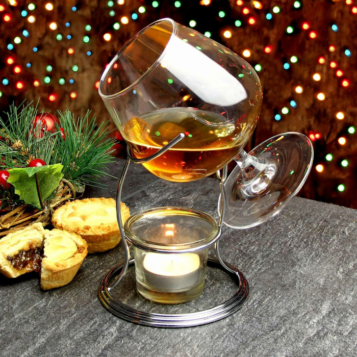 Suport incalzitor cu pahar Cognac [10]