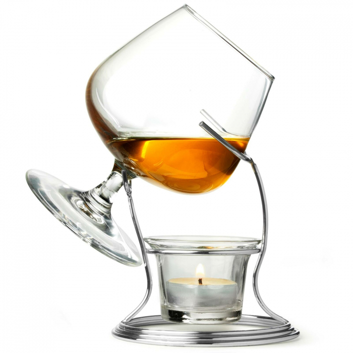 Suport incalzitor cu pahar Cognac [2]