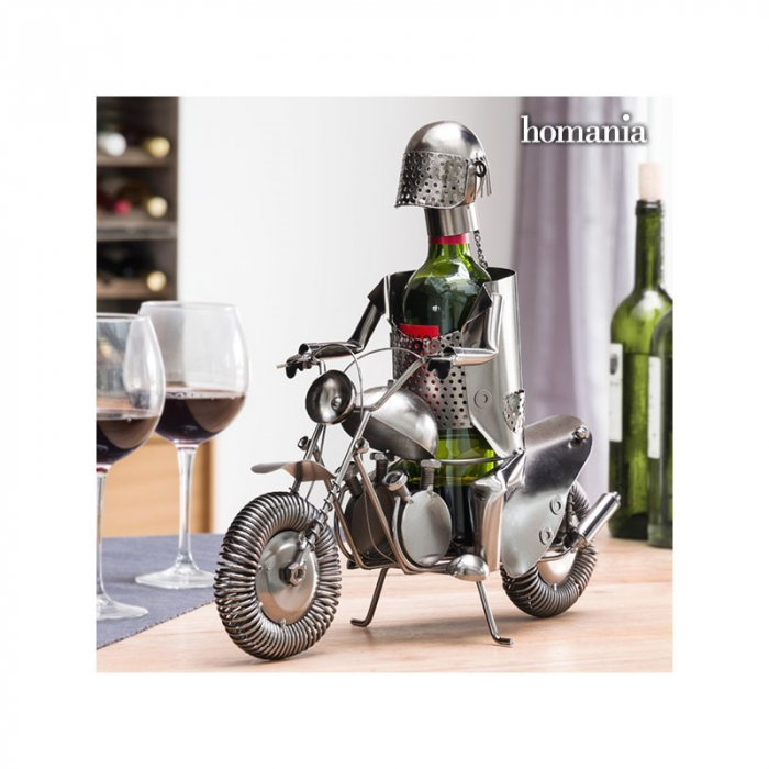 Suport sticle de vin Motociclist [3]